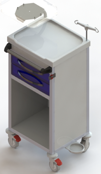 Carrinho de emergência CL102